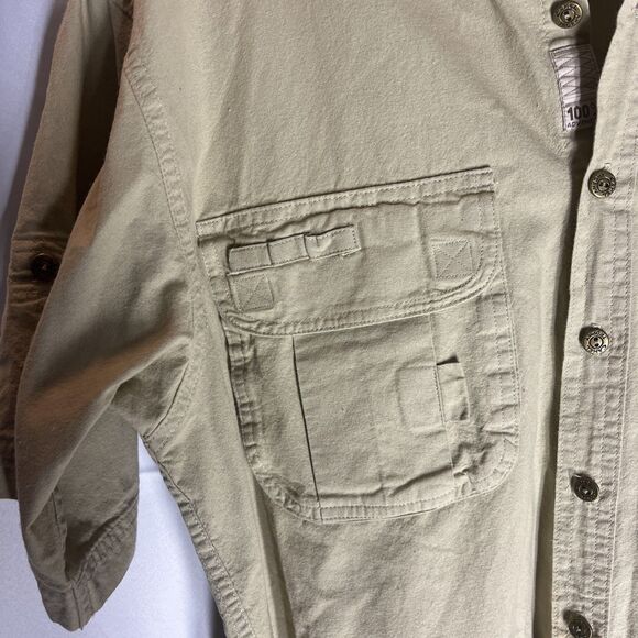 Vintage Camel Trophy Adventure Wear Shirt Men’s Large Collection Safari 90s - Picture 7 of 9